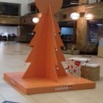 Arbol mdf con tarima